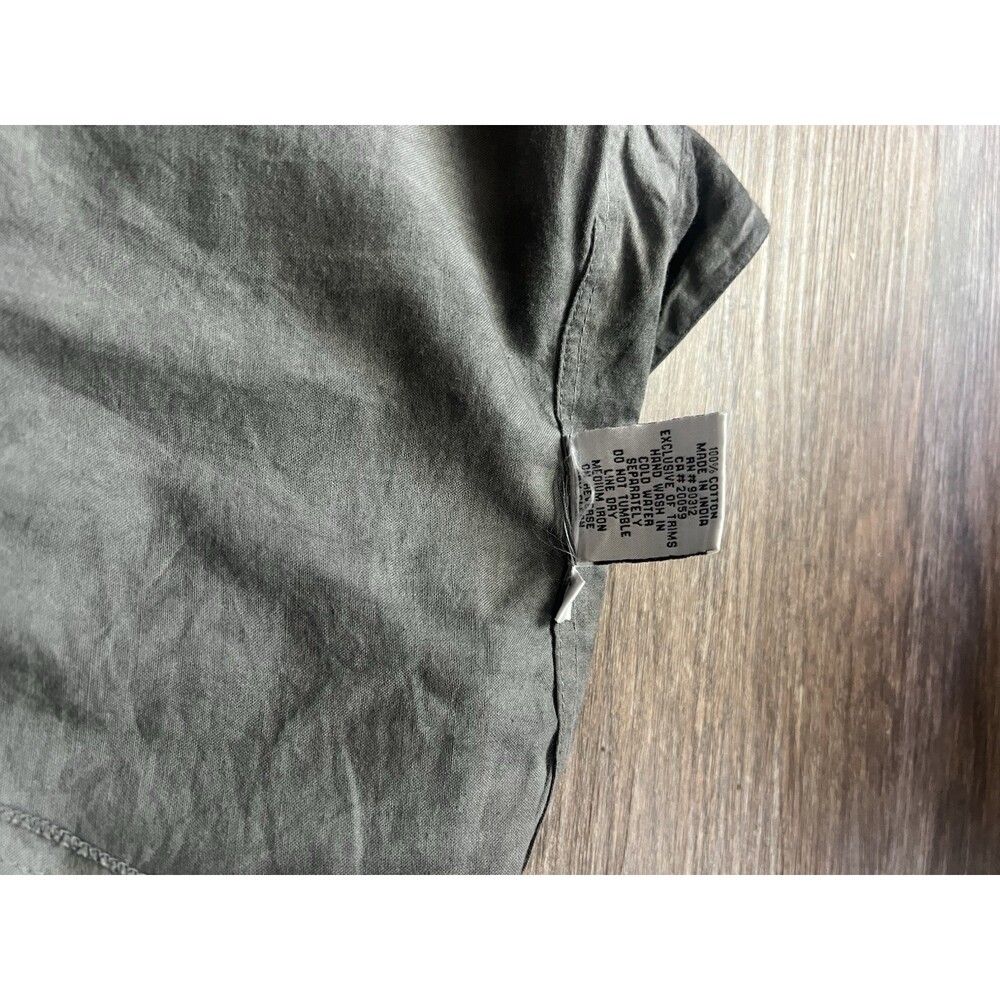 Parsley And Sage Gray Ruched Art To Wear Top Lagenlook Women’s M Buttons Fall - Picture 3 of 16